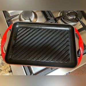 Le Creuset Enameled Cast Iron Skinny Grill Pan